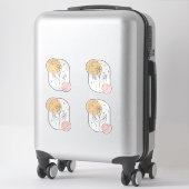 Sticker Fleur (Sur valise)