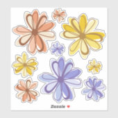 Sticker Fleur (Feuille)