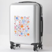 Sticker Fleur aquarelle (Sur valise)