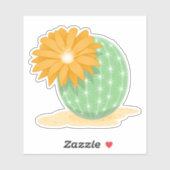 Sticker Fleur Cactus (Feuille)