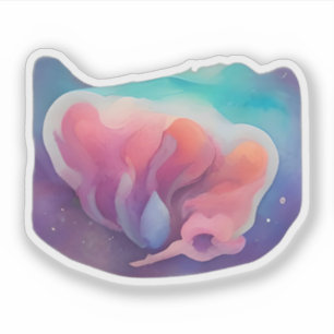 Sticker Fleur cosmique