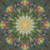 Sticker Fleur courbée (Devant)