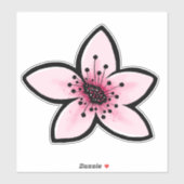 Sticker Fleur de cerisier (Feuille)