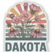 Sticker Fleur de Dakota (Devant)