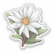 Sticker Fleur de dessin (Recto)