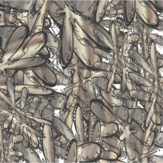 Sticker Fleur de flamme d'or (Devant)