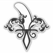 Sticker fleur de lis (Devant)