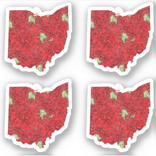 Sticker Fleur de l'Ohio (Devant)