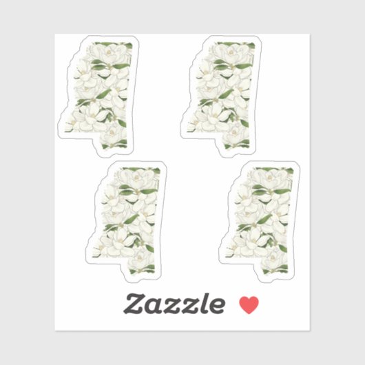 Sticker Fleur du Mississippi (Feuille)