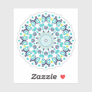 Sticker Fleur Florale Mignonne Mandala