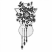Sticker Fleur géo (Devant)