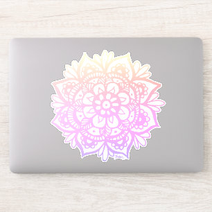 Sticker Fleur Girl Pastel Mandala