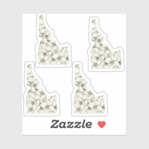 Sticker Fleur Idaho