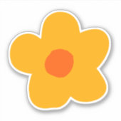 Sticker Fleur jaune d'automne (Devant)