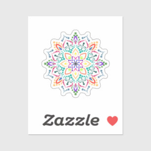 Sticker Fleur Mandala