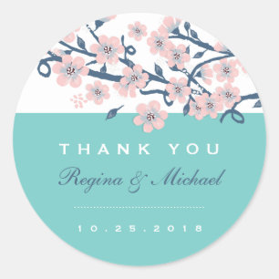 Sticker Fleur Mariage Fleur Cerisier Rose