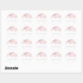 Sticker Fleur Mariage flou (Feuille)