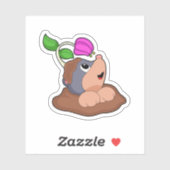 Sticker Fleur Mole Earth (Feuille)