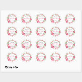 Sticker Fleur Motif Tribal Wreath Mariage Faveur (Feuille)