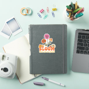 Sticker Fleur Où vous êtes planté
