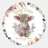 Sticker Fleur Saint Vache Premier Anniversaire Fav (Devant)