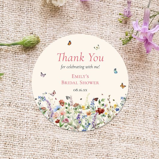 Sticker fleur sauvage