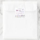 Sticker fleur sauvage Botanique ONE derful Birthda (Sac)