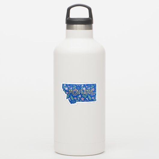 Sticker Fleur sauvage du Montana (Gourde)