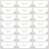 Sticker Fleur sauvage élégant tendance Floral Adresse d'hô (Devant)