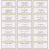 Sticker Fleur sauvage Fern Lavender Mariage Adresse client (Devant)