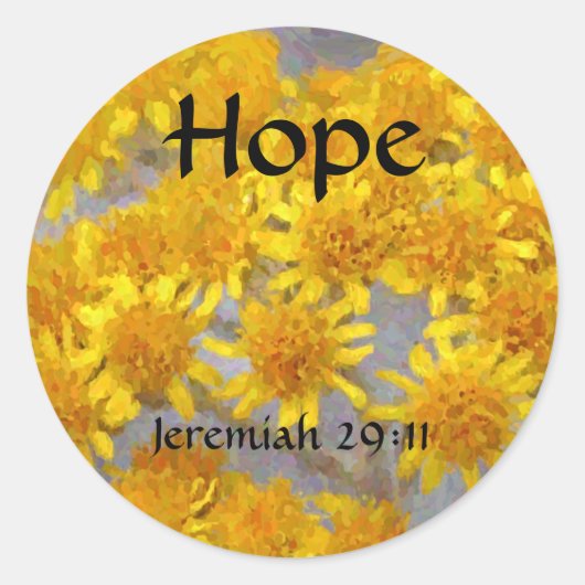 Sticker Fleur sauvage Fleurs de Foi Jeremiah Hope (Devant)