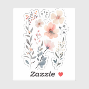 Sticker Fleur Sauvage-Florale-Mignonne