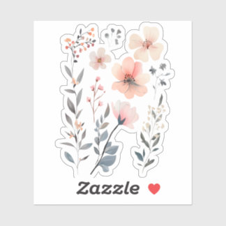 Sticker Fleur Sauvage-Florale-Mignonne