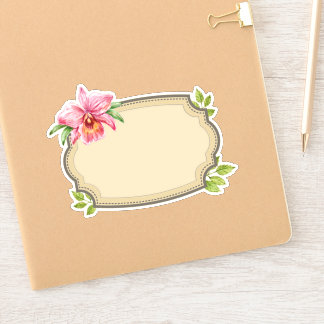 Sticker Fleur vintage