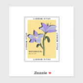 Sticker Fleur violette Lignum vitae (Feuille)