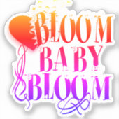 Sticker Fleurir bébé fleuris – Édition Boss Babe Autocolla (Recto)