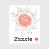 Sticker Fleurir là où vous êtes planté (Feuille)