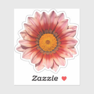 Sticker Fleuron rouge Gazania Treasure