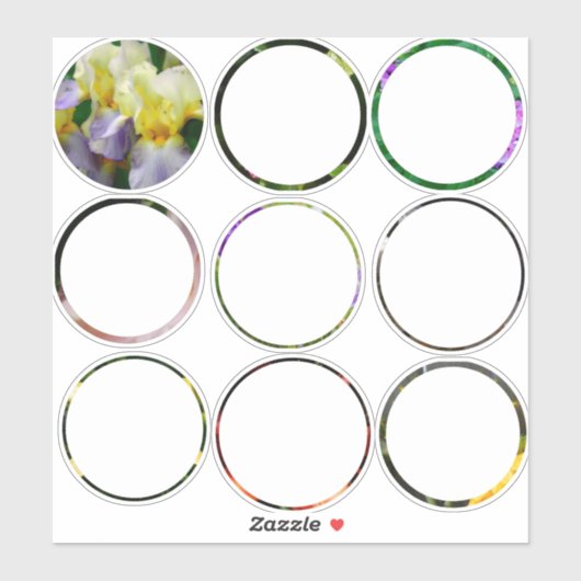 Sticker Fleurs (Feuille)