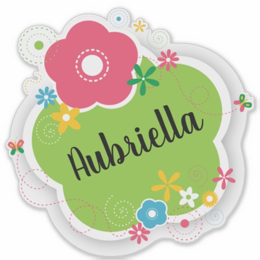 Sticker Fleurs (Devant)