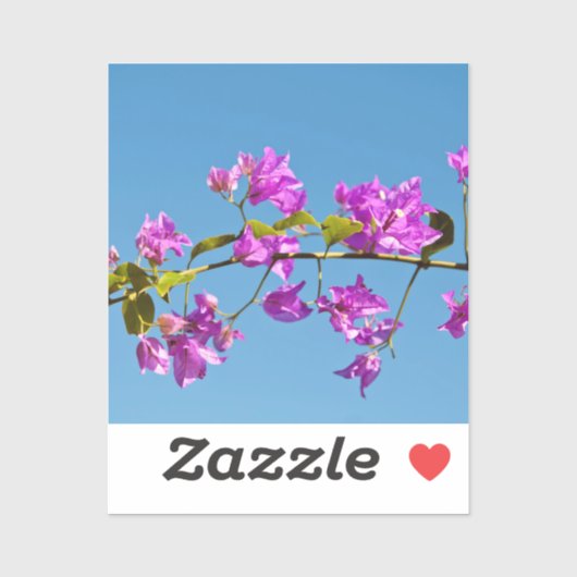 Sticker Fleurs de bougainvillée (Feuille)