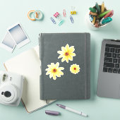 Sticker Fleurs de dahlia jaune (Couverture iPad)
