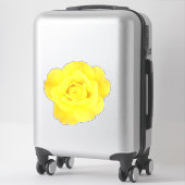Sticker Fleurs de rose jaune Floral Printemps été Pâques (Sur valise)