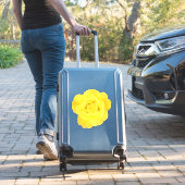 Sticker Fleurs de rose jaune Floral Printemps été Pâques (Valise Insitu)