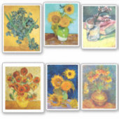 Sticker Fleurs de Van Gogh, Beaux-Arts (Devant)