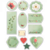 Sticker Fleurs et Berries Automne Assortiment Scrapbook (Devant)