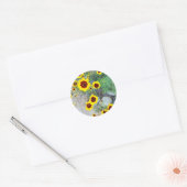 Sticker Fleurs Jaunes (Enveloppe)