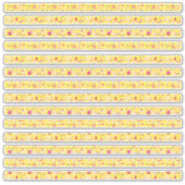 Sticker Fleurs Jaunes Minuscules Frontières (Devant)