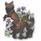 Sticker Fleurs Kistune et Columbine (Devant)