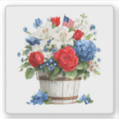 Sticker Fleurs patriotiques (Devant)